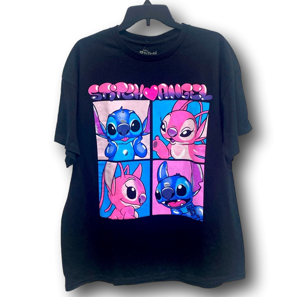 Disney Stitch & Angel Graphic T-Shirt - Size Extra Large XL - NWT - Picture 1 of 3
